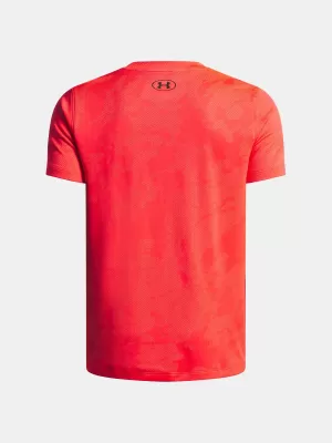 Fiú póló UNDER ARMOUR UA TECH VENT JCQRD SS 1390019-713 PIROS
