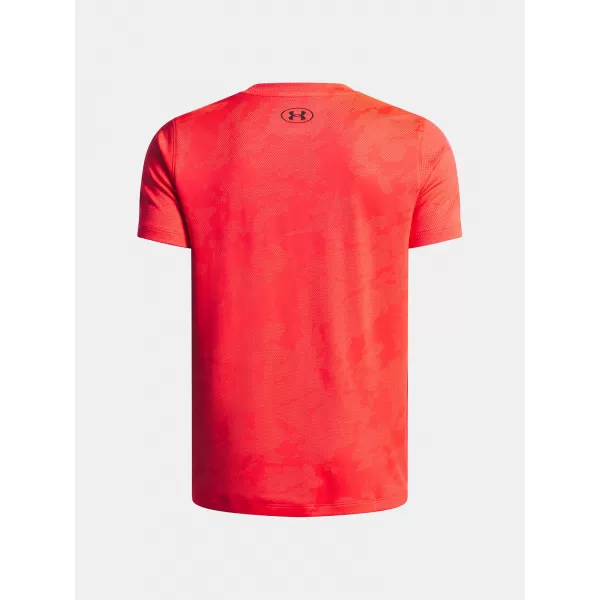  Fiú póló UNDER ARMOUR UA TECH VENT JCQRD SS 1390019-713 PIROS 