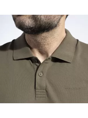 Férfi póló gallérral PENTAGON MOTH PIQUET POLO SHIRT K09047 FEHÉR
