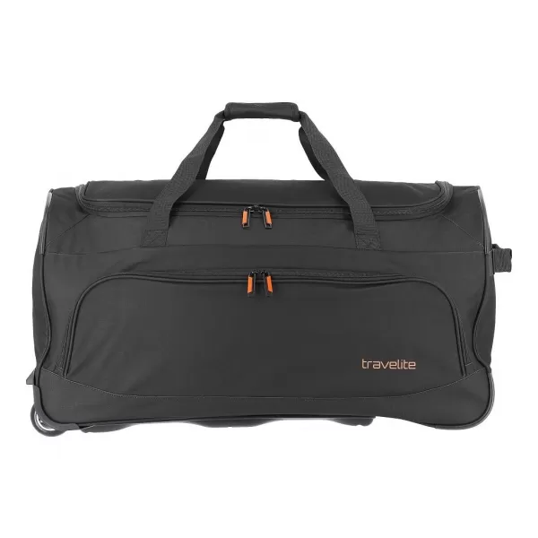  Bőrönd TRAVELITE Basics Fresh Wheeled Duffle FEKETE 