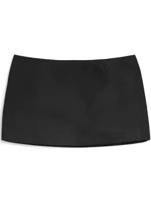 Női szoknya PUMA X ROSÉ MICRO MINI SKIRT 63379801 PUMA FEKETE