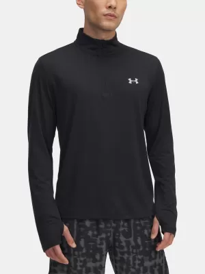 Férfi póló UNDER ARMOUR UA LAUNCH 1/4 ZIP 6005542-001 FEKETE