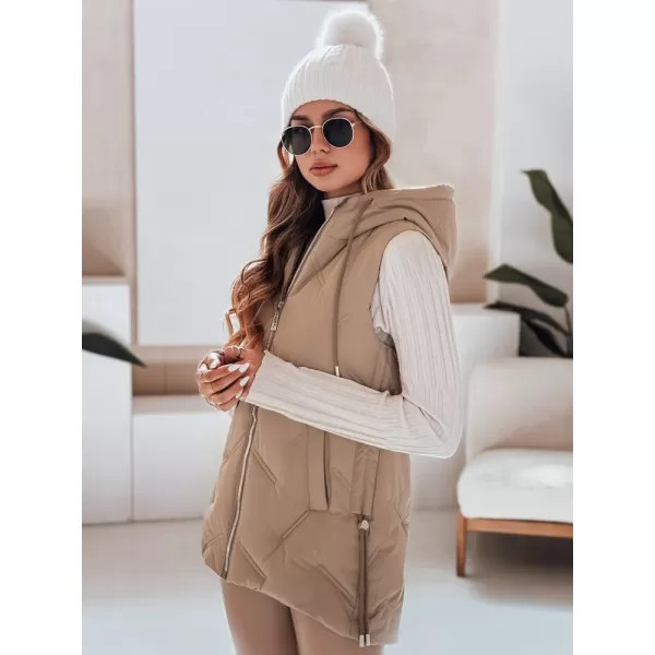 Női kabát DSTREET TY5107 KARAMELLA 