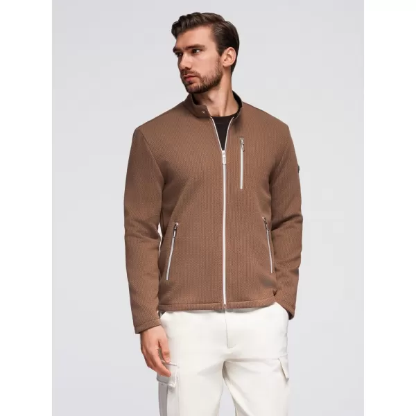  Kabát OMBRE OM-JANP-0229 BARNA 