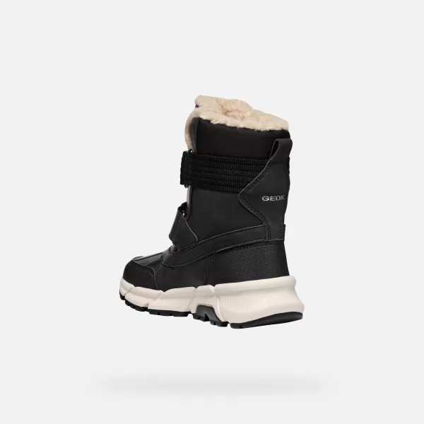  Fiú bokacsizma GEOX FLEXYPER PLUS J46LCF0MEFUC9999 FEKETE 