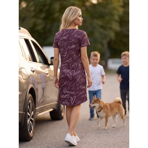  Női hosszabbított póló/prémium ruha ALTISPORT VOJ/ALW084SAT02 RUDÁ BURGUNDIA 