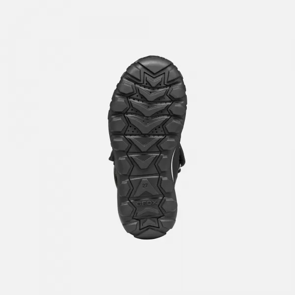  Fiú bokacsizma GEOX TREKKYUP ABX J56MBB050FUC9999 FEKETE 