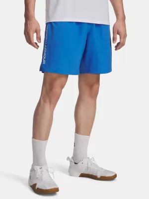 Férfi rövidnadrág UNDER ARMOUR UA TECH WOVEN WORDMARK SHORT 1383356-402 KÉK
