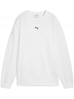 Női pulóver PUMA ESS OVERSIZED CREW FL 68540002 PUMA FEHÉR