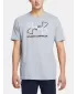 Férfi póló UNDER ARMOUR UA GL FOUNDATION UPDATE SS 1382915-011 SZÜRKE