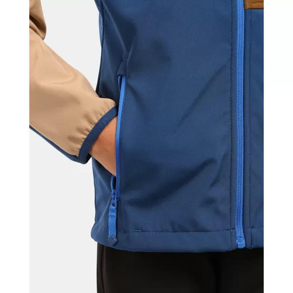  Gyermek softshell kabát KILPI RAVIO-J ZJ0105KI SÖTÉTKÉK 