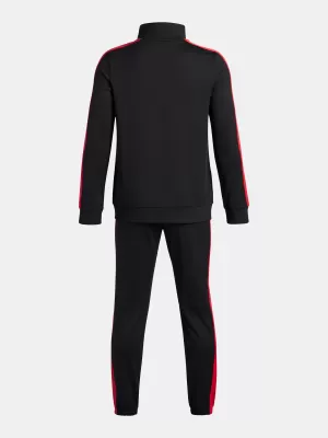 Fiúk készlet UNDER ARMOUR UA RIVAL KNIT TRACK SUIT 1363290-006 FEKETE