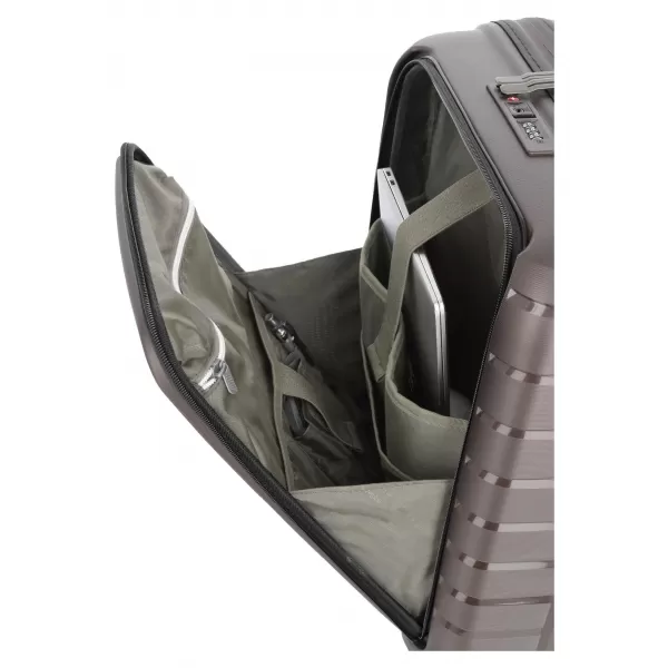  Bőrönd TRAVELITE AIR BASE 4W S FRONT POCKET KÁVÉ 