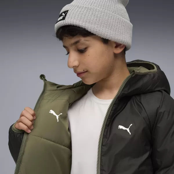  Kabát PUMA REVERSIBLE PUFFER JACKET 68840781 LOBEN ZÖLD 