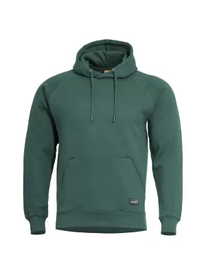 Pulóver PENTAGON PHAETON HOOD SWEATER K0902183 TAVASZI ZÖLD