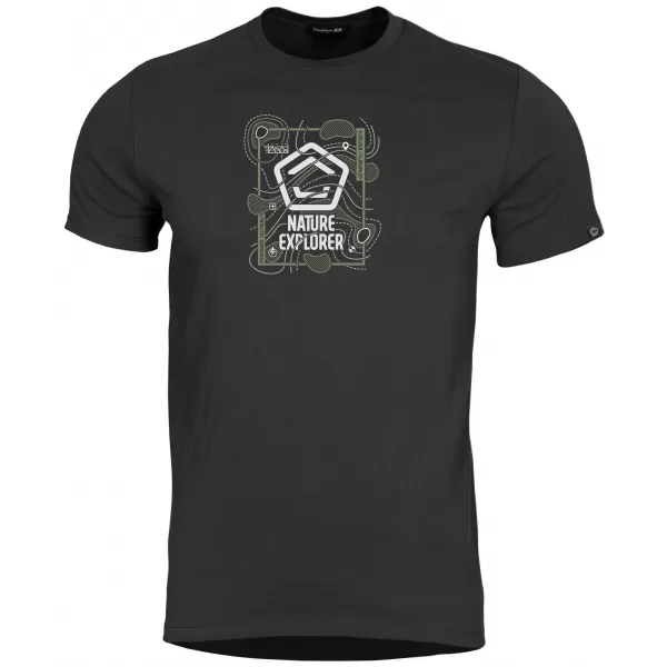  póló PENTAGON AGERON NATURE EXPLORER K09012 FEKETE 