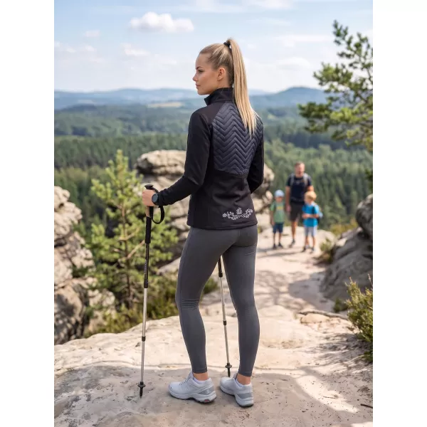 Női kabát ALTISPORT GAIL FEKETE 