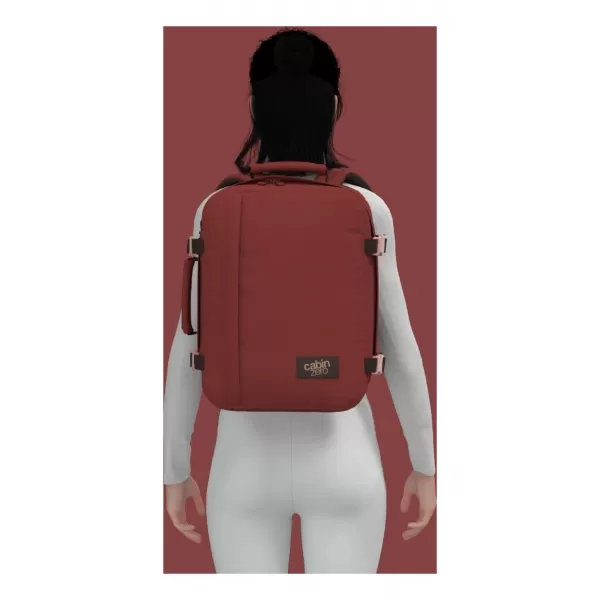  Hátizsák CABINZERO CLASSIC 28L VÖRÖS SANGRIA 