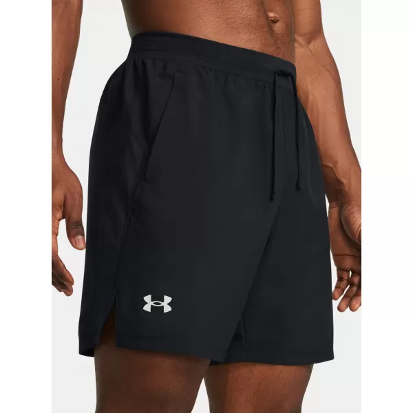  Férfi rövidnadrág UNDER ARMOUR UA LAUNCH 7'' UNLINED SHORTS 1382622-001 FEKETE 