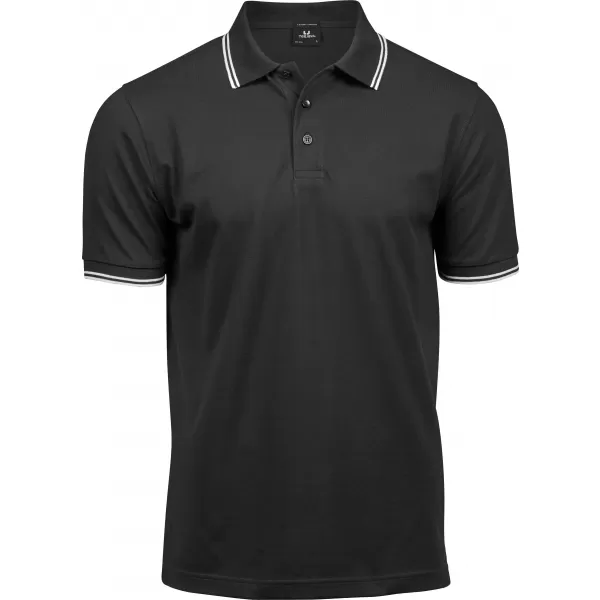  Férfi póló TEE JAYS | TJ 1407 FEKETE/FEHÉR 