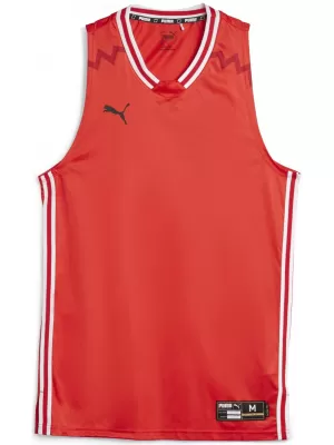 Férfi mez PUMA HOOPS TEAM GAME JERSEY 67662804 PUMA PIROS