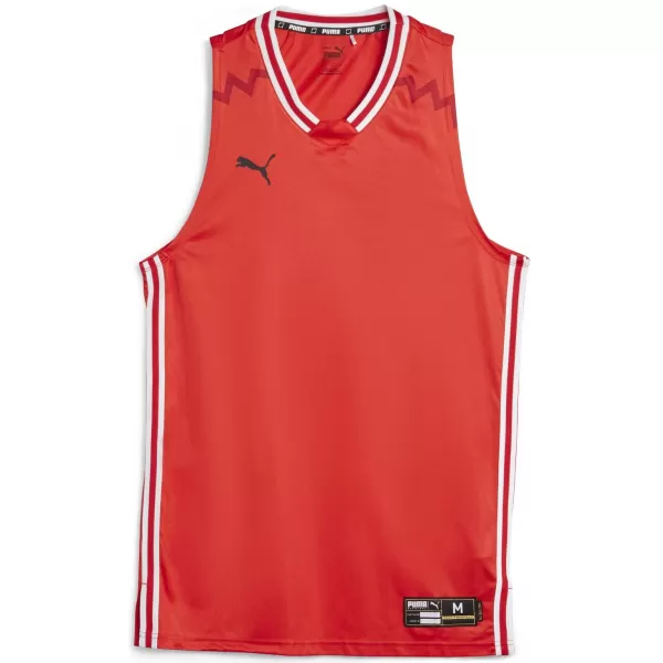 Férfi mez PUMA HOOPS TEAM GAME JERSEY 67662804 PUMA PIROS 