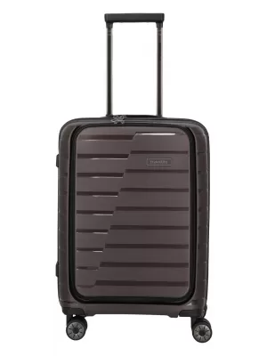 Bőrönd TRAVELITE AIR BASE 4W S FRONT POCKET KÁVÉ