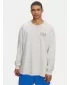Férfi póló UNDER ARMOUR UA HWT MODERN SPORT OS LS 6004885-110 FEHÉR