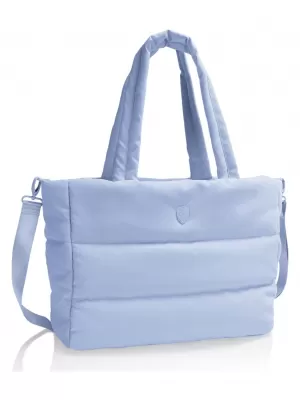 Táska HEYS PUFFER TOTE BAG VILÁGOSKÉK