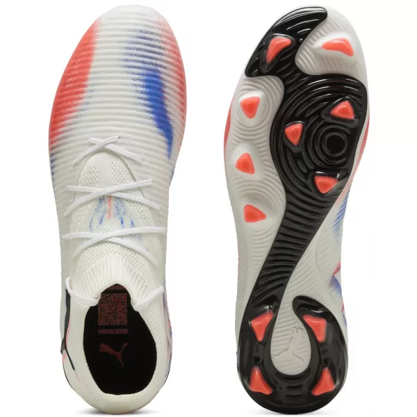  Futballcipők PUMA FUTURE 8 PRO FG/AG 10858801 WHITE/ FEHÉR/PUMA FEKETE/VILÁGÍTÓ VÖRÖS 