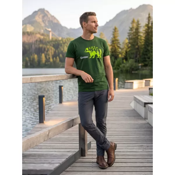  Férfi t -póló rövid ujjú ALTISPORT ALM193129 ÜVEG 