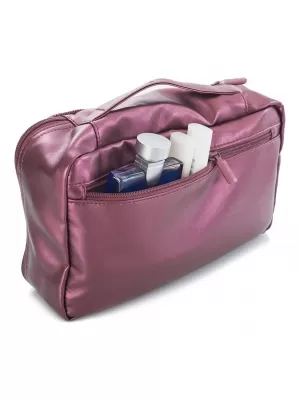 Bőrönd HEYS Metallic Packing Cube 5pc BURGUNDIA