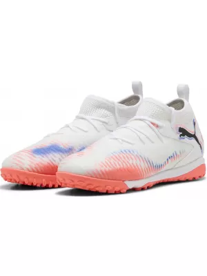 Futballcipők PUMA FUTURE 8 MATCH TT + MID JR 10861601 WHITE/ FEHÉR/PUMA FEKETE/VILÁGÍTÓ VÖRÖS