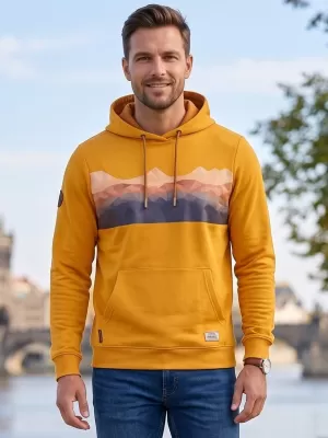 Férfi pulóver ALTISPORT GORO MUSTÁR
