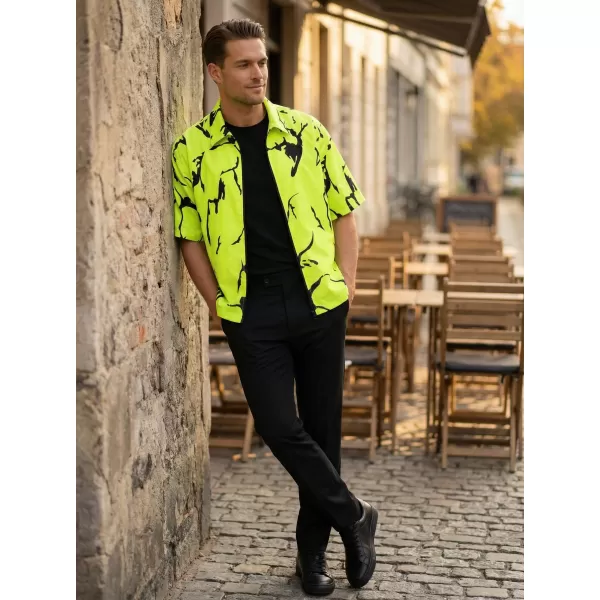 Prémium férfi ing ALTISPORT VOJ/ALM052KOS01 NEON ZÖLD 