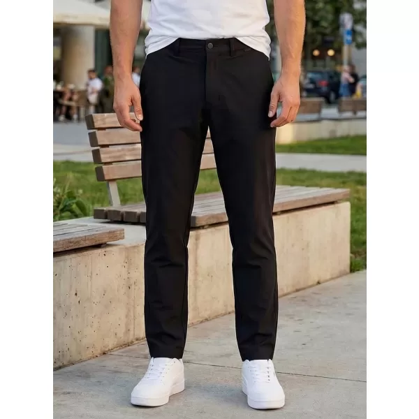  Férfi nadrág ALTISPORT ATS TROUSER SLIM-FIT FEKETE 