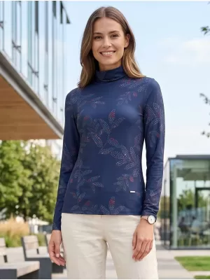 Női póló ALTISPORT GERDA SÖTÉTKÉK