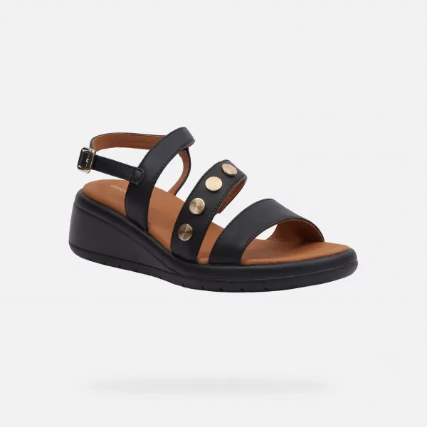  Női szandál GEOX MELICONIA G000972 FEKETE 