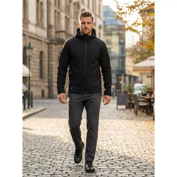  Férfi softshell dzseki ALTISPORT NEWET FEKETE 