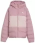 Gyermek dzseki PUMA SYNTHETIC HOODED PUFFER JACKET 68840465 KIEGYENSÚLYOZOTT RÓZSASZÍN