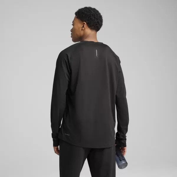  Ing PUMA M RUN CLOUDPUN LONG SLEEVE 52662801 PUMA FEKETE 