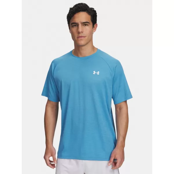  Férfi póló UNDER ARMOUR UA TECH TEXTURED SS 1382796-453 KÉK 