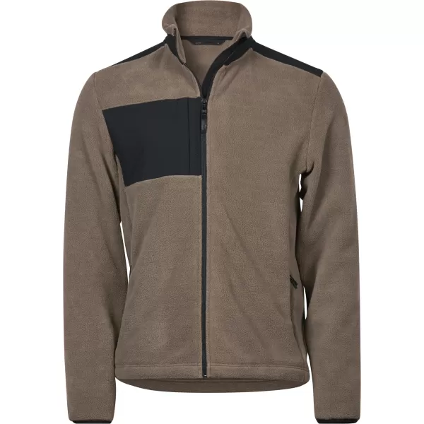  Férfi pulóver TEE JAYS | TJ 9120 AGYAG/FEKETE 