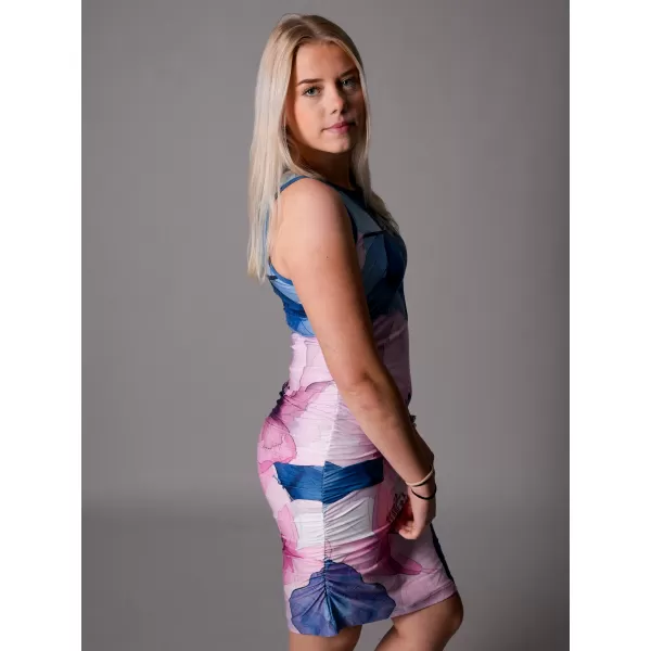  Női prémium ruha ALTISPORT VOJ/ALW117SAT03 KÉK/RÓZSASZÍN 