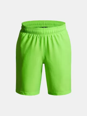 Fiú rövidnadrág UNDER ARMOUR UA TECH WOVEN WORDMARK SHORT 1383341-389 ZÖLD