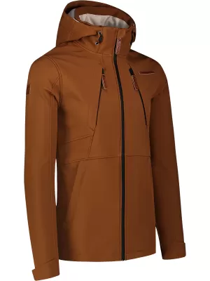 Férfi softshell kabát NORDBLANC NBWSM8264 PUŠTÍK BARNA