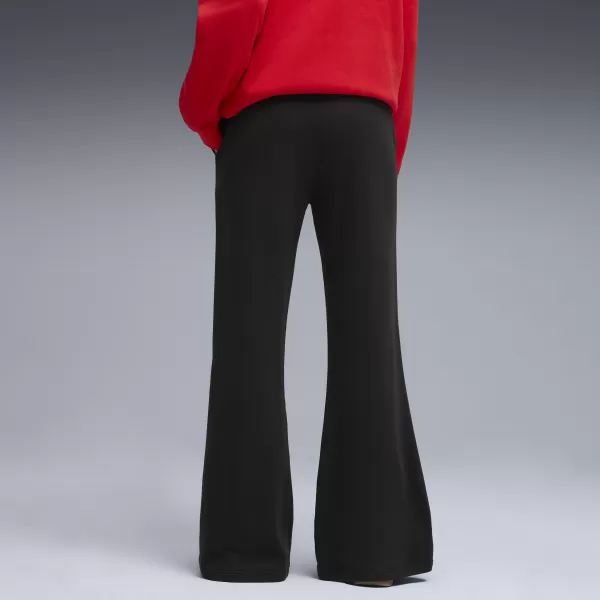  Hölgyek PUMA HER COMFORT HIGH-WAIST STRAIGHT PANTS FL OP 63301001 PUMA FEKETE 