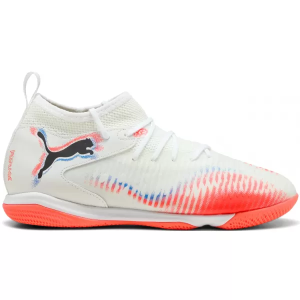  Futballcipők PUMA FUTURE 8 MATCH IT + MID JR 10861701 WHITE/ FEHÉR/PUMA FEKETE/VILÁGÍTÓ VÖRÖS 