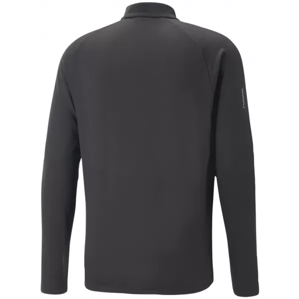  Férfi pulóver PUMA RUN CLOUDSPUN KNIT 1/2 ZIP 52327201 PUMA FEKETE 