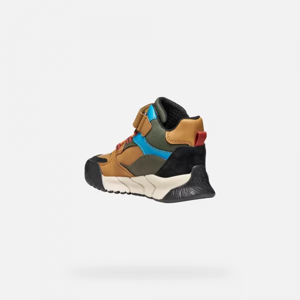 Fiú bokacsizma GEOX FLEXYPER PRO J56NBA0ME22C2GA3 VILÁGOSBARNA 